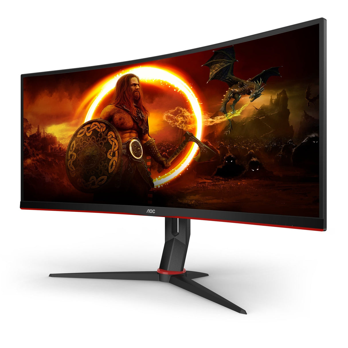 AOC Gaming CU34G2X/BK 34 3440 x 1440 HDMI DisplayPort 144Hz AOC