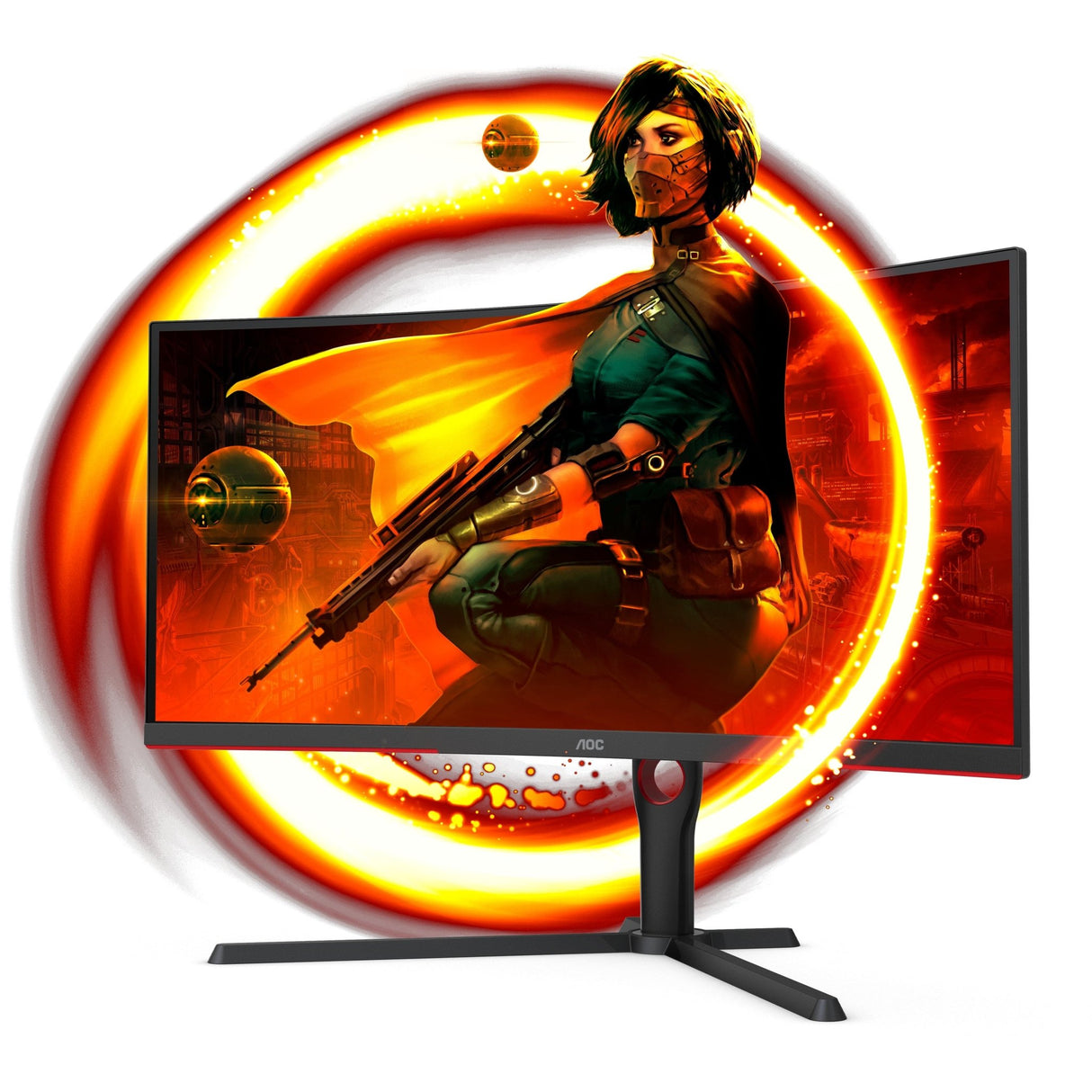 AOC Gaming CU34G3S/BK 34 3440 x 1440 HDMI DisplayPort 165Hz AOC