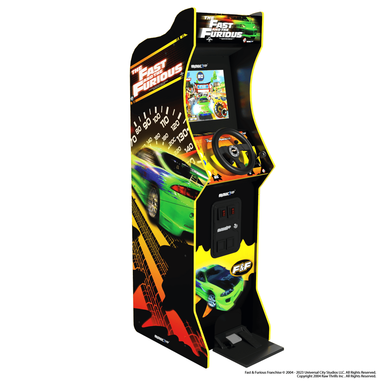 ARCADE 1 UP FAST AND FURIOUS RACING ARCADE MACHINE Arcade1Up