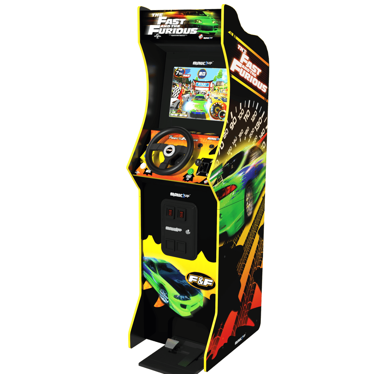 ARCADE 1 UP FAST AND FURIOUS RACING ARCADE MACHINE – Geekd
