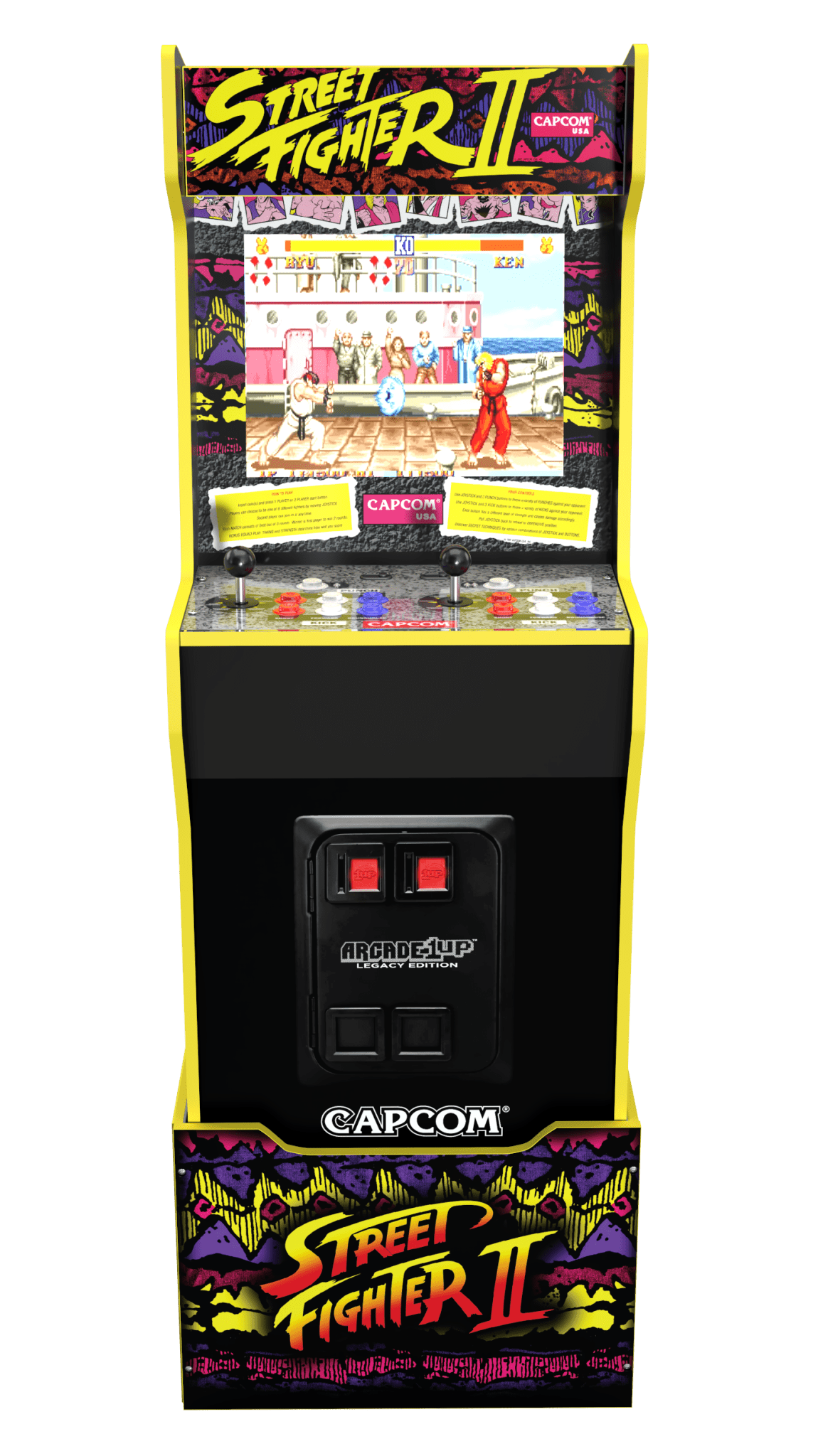 ARCADE 1 Up Legacy Capcom Street Fighter Ii Turbo Arcade Machine Arcade1Up