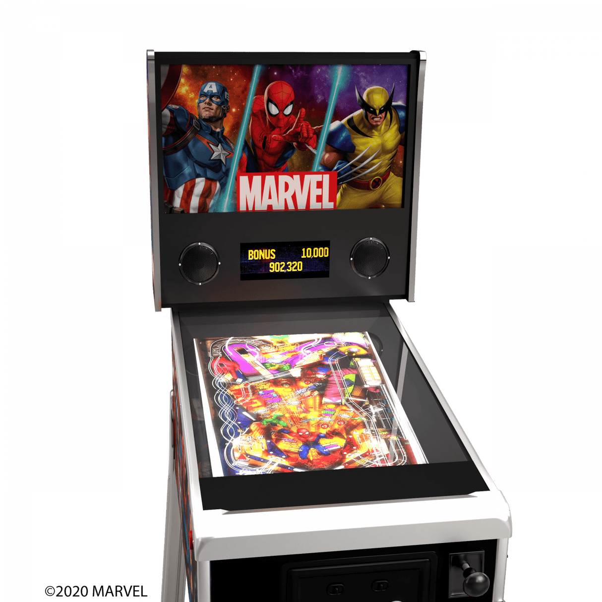 ARCADE 1 UP MARVEL VIRTUAL PINBALL MACHINE Arcade1Up