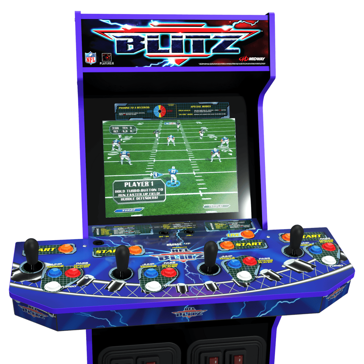 ARCADE 1 UP NFL BLITZ ARCADE MACHINE Arcade1Up