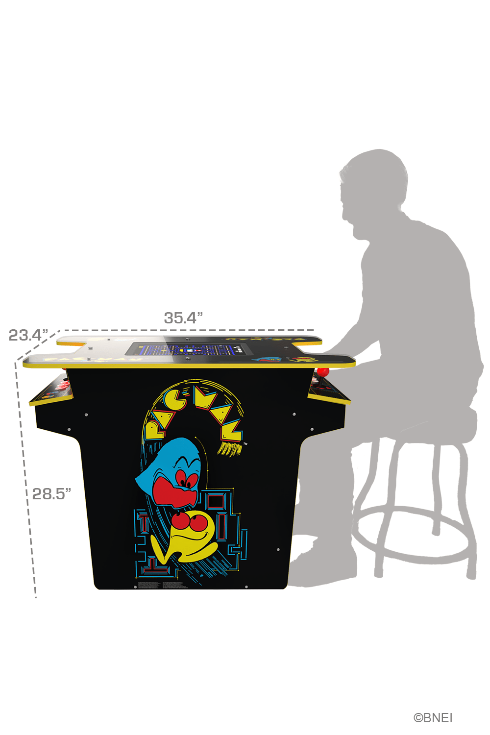 ARCADE 1 UP PAC-MAN HEAD-TO-HEAD TABLE Arcade1Up