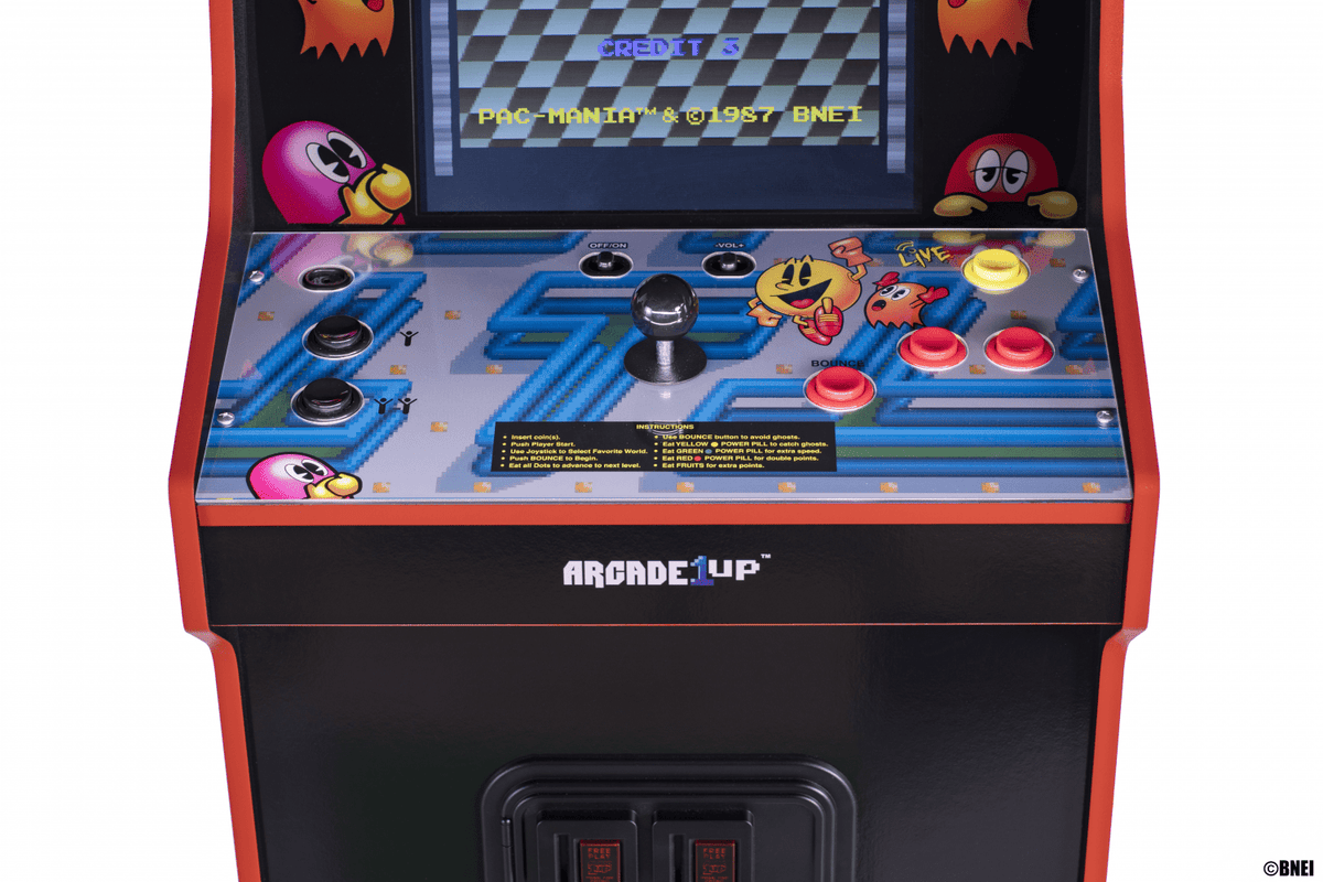 Arcade Mania Machine ARCADE 1 UP PAC-MANIA LEGACY 14-IN-1 WIFI ENABLED ARCADE MACHINE – Geekd