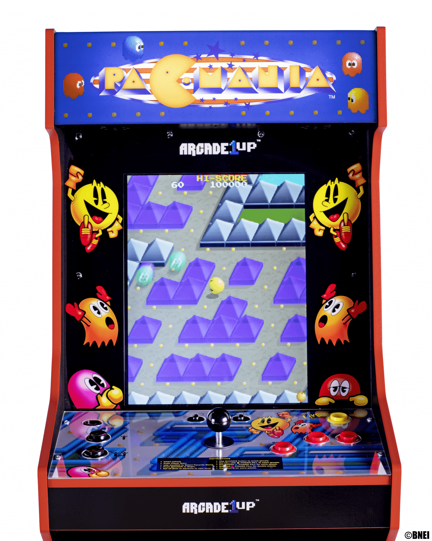 Pacmania Machine ARCADE 1 UP PAC-MANIA LEGACY 14-IN-1 WIFI ENABLED ARCADE MACHINE – Geekd