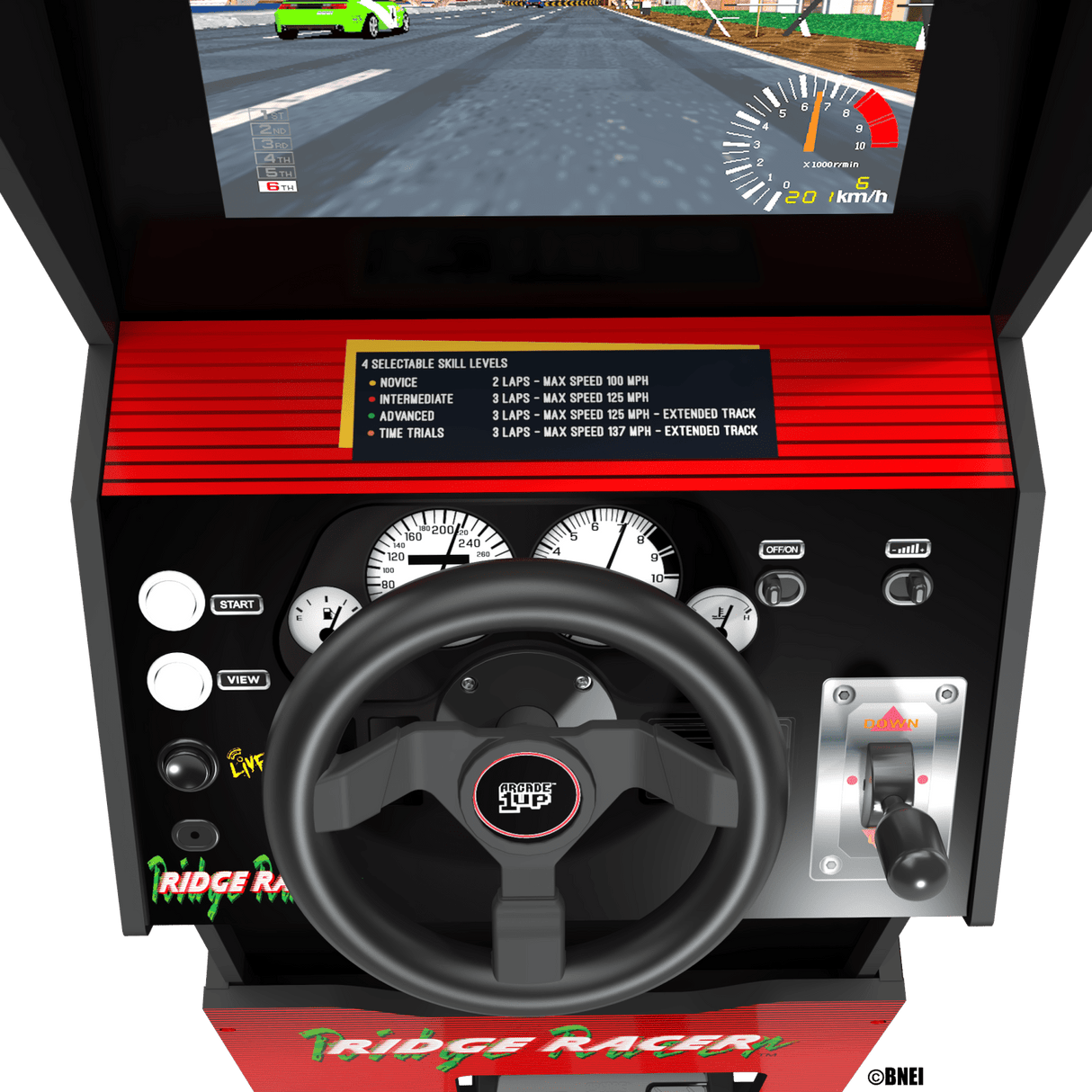 ARCADE 1 UP RIDGE RACER ARCADE MACHINE Arcade1Up