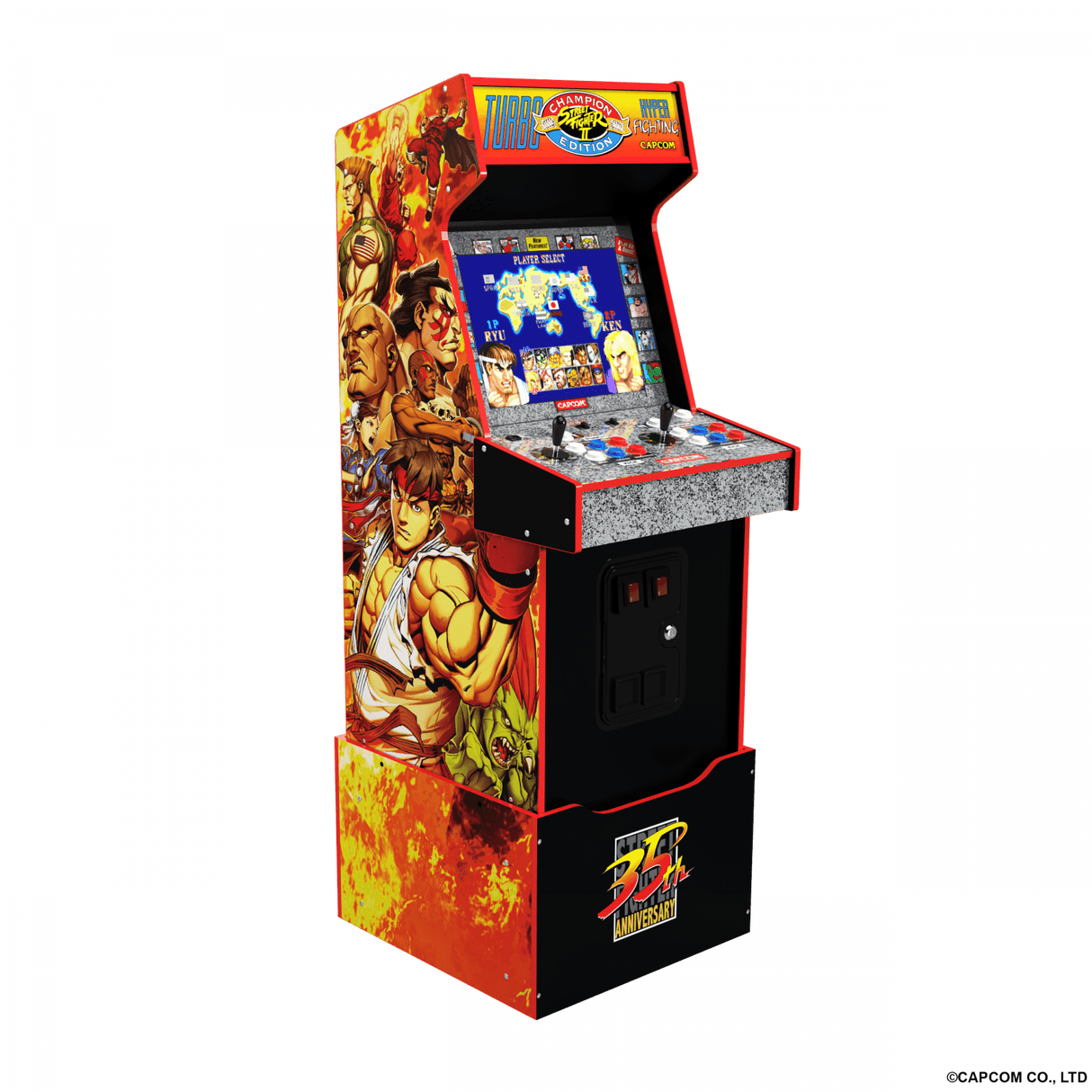 ARCADE 1 UP STREET FIGHTER LEGACY 14-IN-1 WIFI ENABLED ARCADE MACHINE Arcade1Up