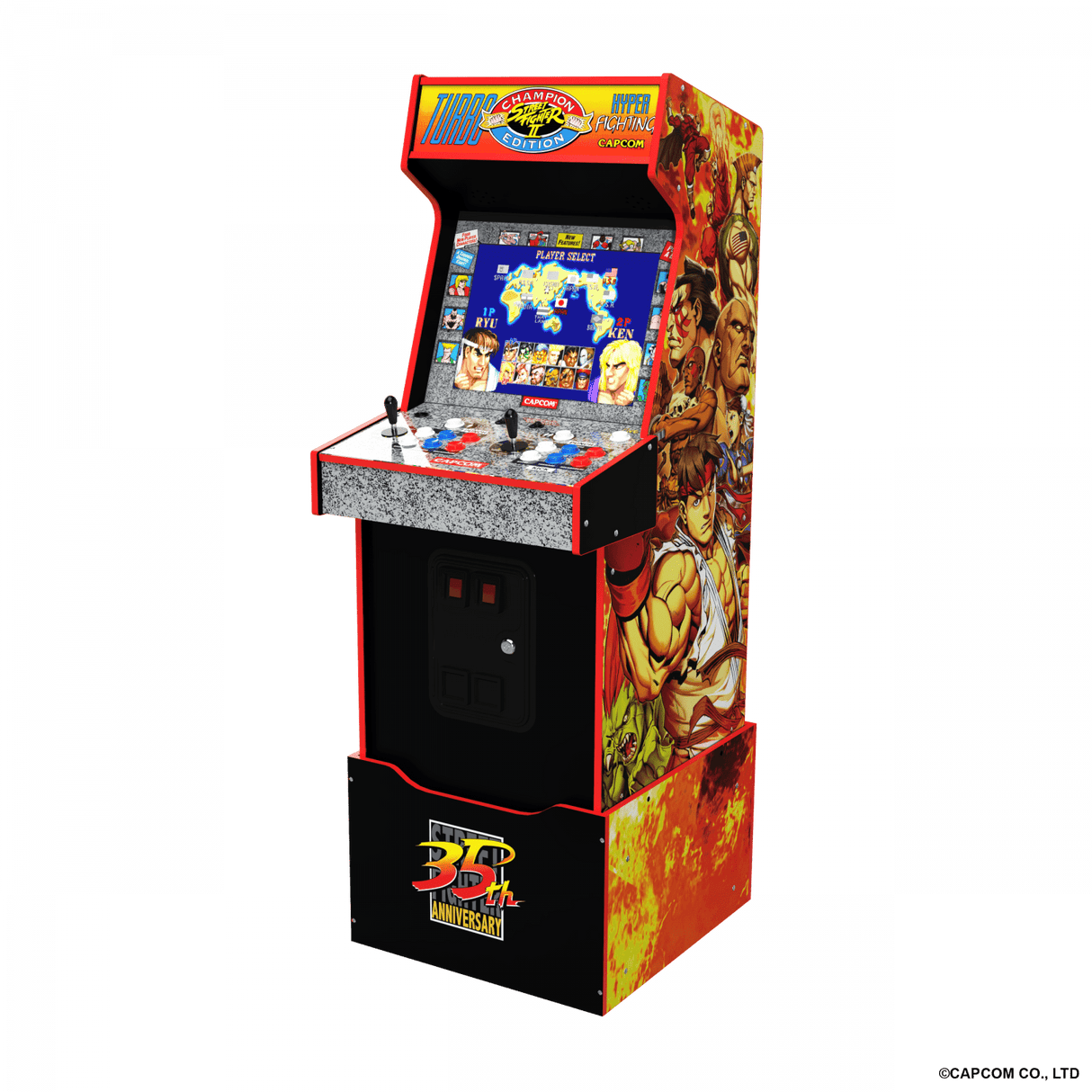 ARCADE 1 UP STREET FIGHTER LEGACY 14-IN-1 WIFI ENABLED ARCADE MACHINE Arcade1Up