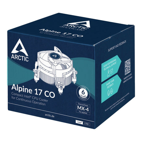 ARCTIC Alpine 17 CO Processor-køler 1-pack Sort 92 mm ARCTIC