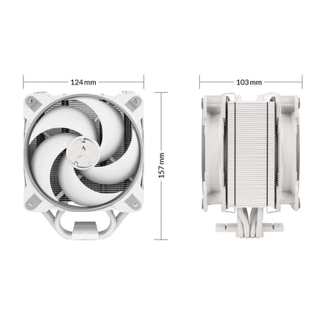 ARCTIC Freezer 34 eSports DUO Processor-køler 1-pack Grå Hvid 120mm ARCTIC