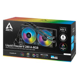 ARCTIC Liquid Freezer II 280 A-RGB Processors flydende kølesystem 1-pack Sort 140 mm ARCTIC