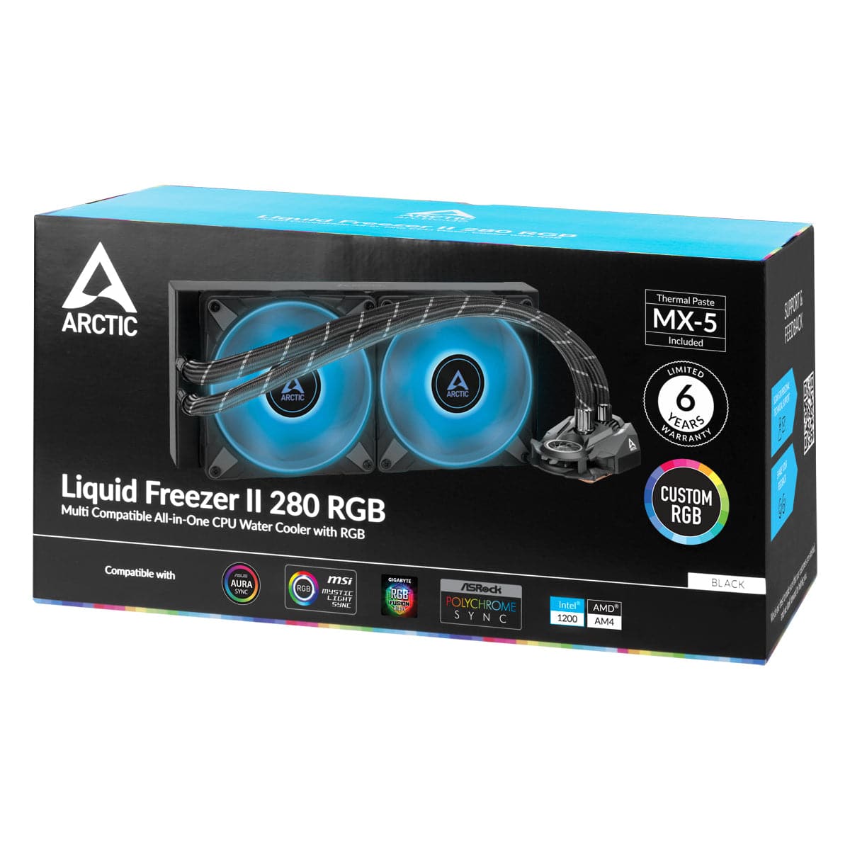 ARCTIC Liquid Freezer II 280 RGB Processors flydende kølesystem ARCTIC