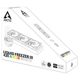 ARCTIC Liquid Freezer III 420 A-RGB kølesystem 1-pack Hvid 140 mm ARCTIC