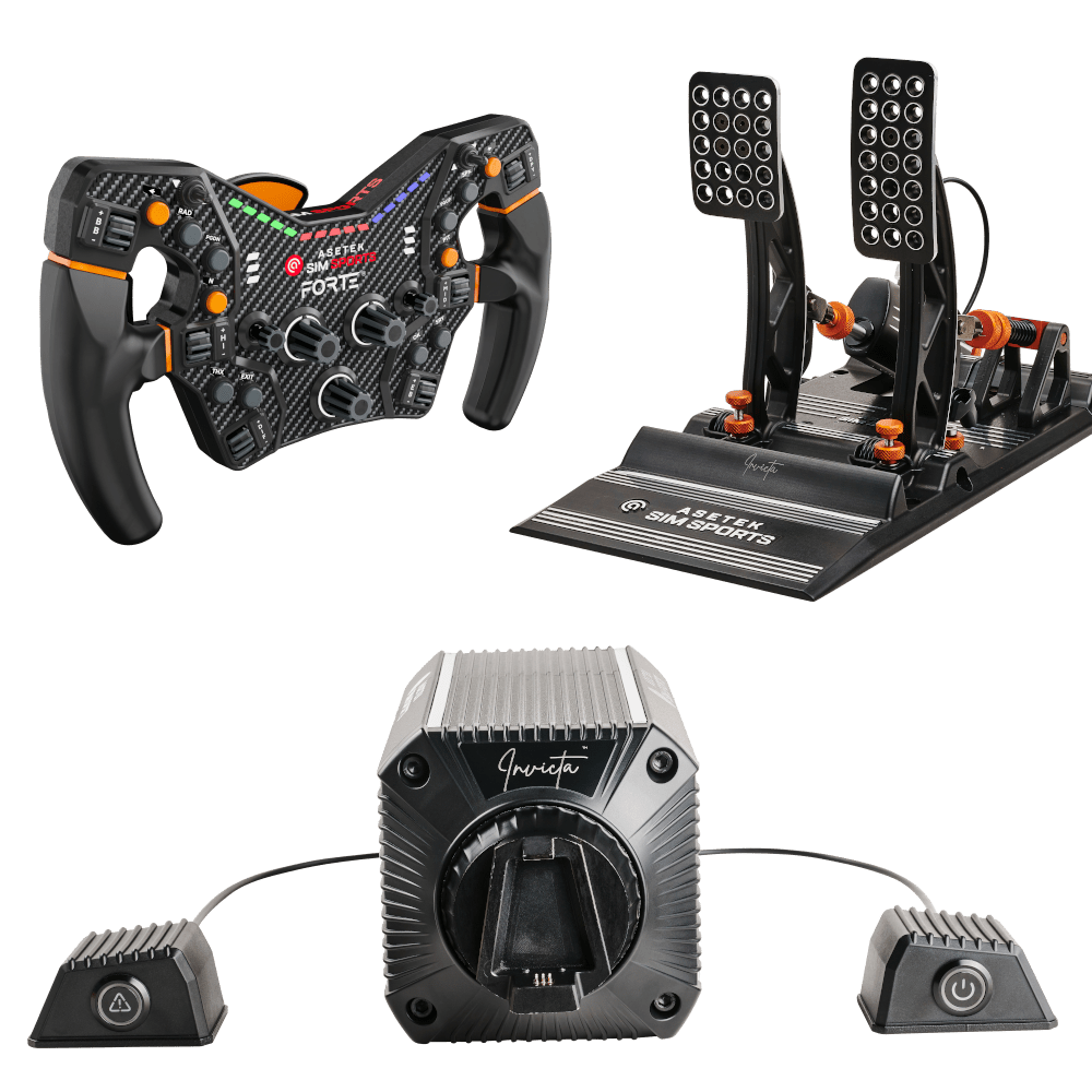 Asetek Invicta™ Bundle Komplet Sim Racing Kit Asetek