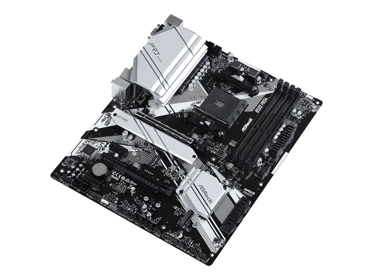 ASRock B550 Pro4 ATX  AM4 AMD B550 ASRock