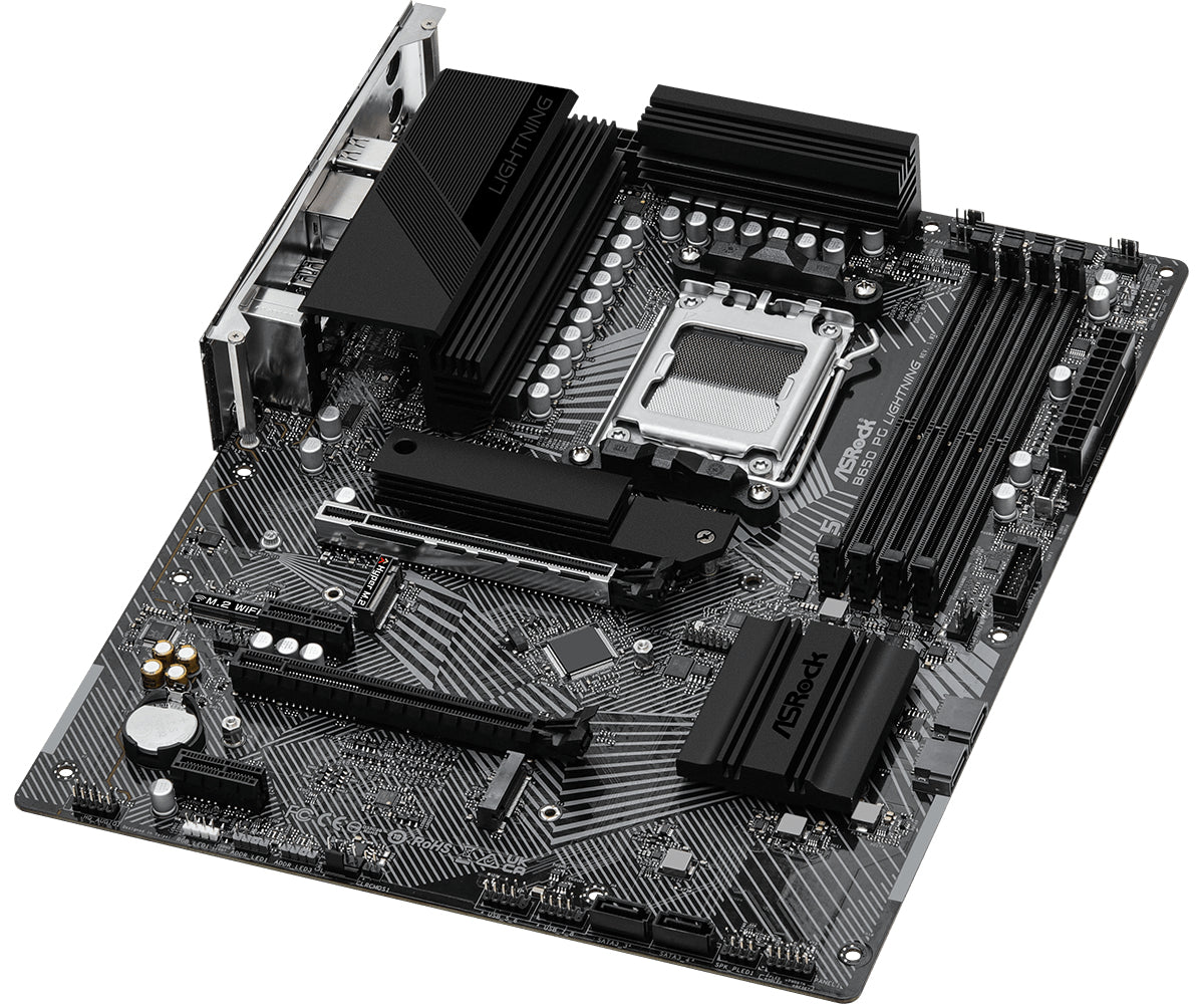 ASRock B650 PG Lightning Bundkort - AMD B650 - AMD AM5 socket - DDR5 RAM - ATX ASRock