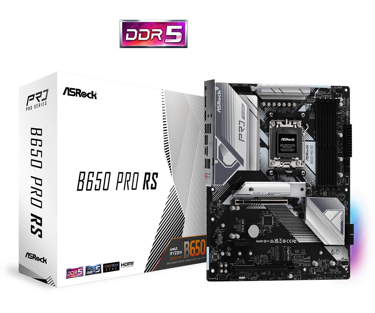 ASRock B650 Pro RS ATX  AM5 AMD B650 ASRock