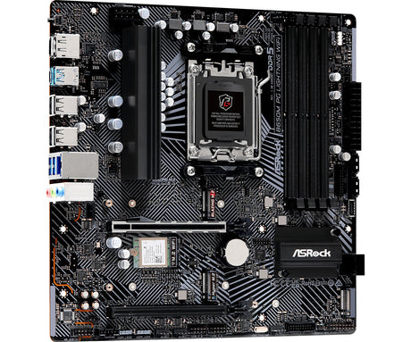 ASRock B650M PG Lightning WiFi Motherboard Micro ATX AM5 Socket DDR5 ASRock