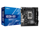 ASRock H610M-HDV Micro-ATX LGA1700  Intel H610 ASRock