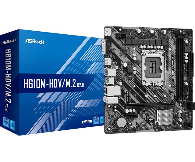 Asrock H610M-HDV/M.2 R2.0 Micro-ATX LGA1700 ASRock