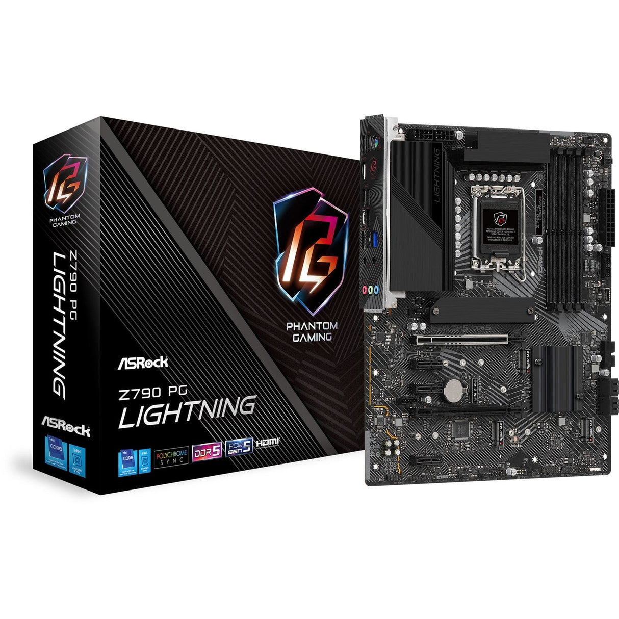 ASRock Z790 PG Lightning ATX LGA1700  Intel Z790 ASRock