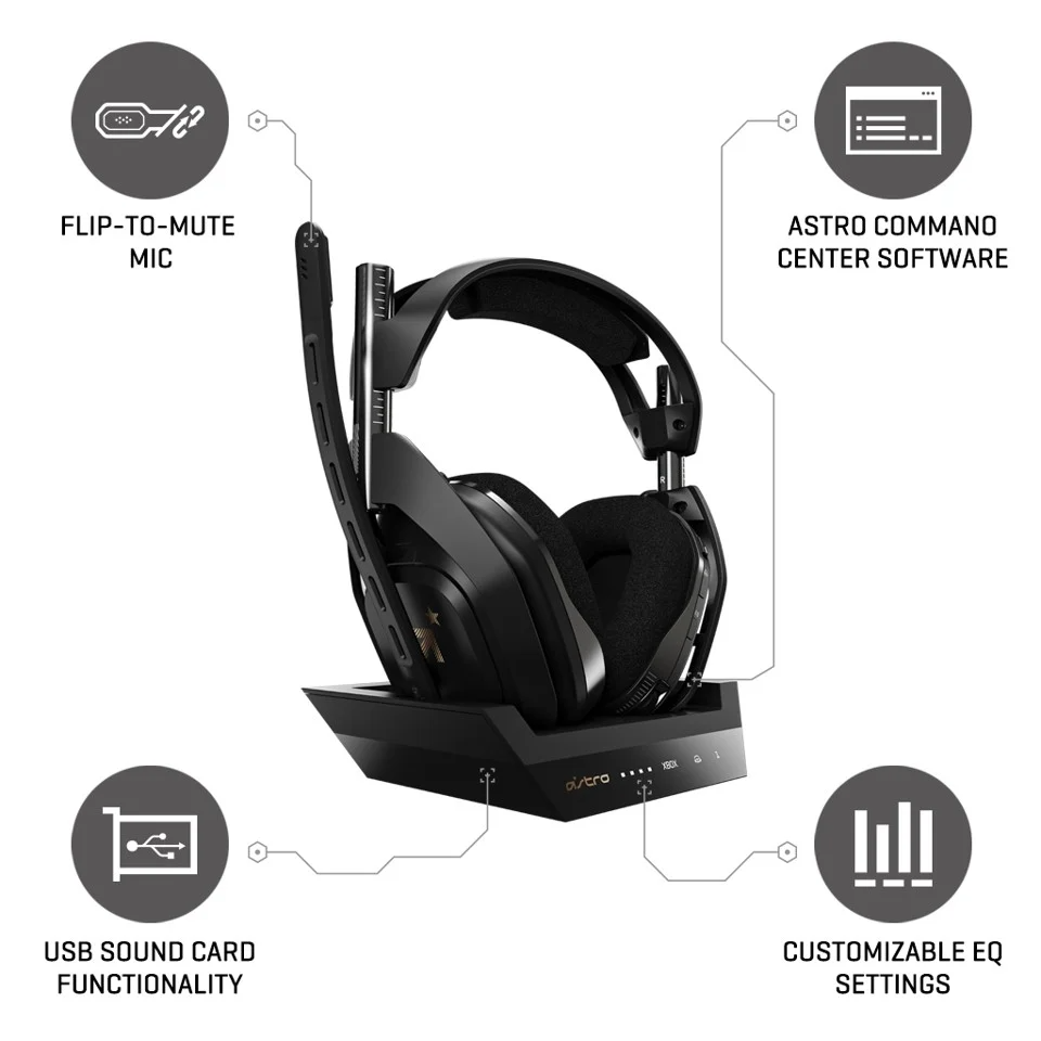 Astro - A50 Wireless + Base Station for Xbox S,X/PC - XBSX - GEN4