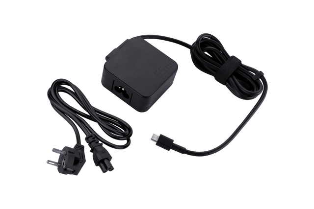 Sort ASUS AC65-00 65 W USB-C-oplader med EU-strømkabel