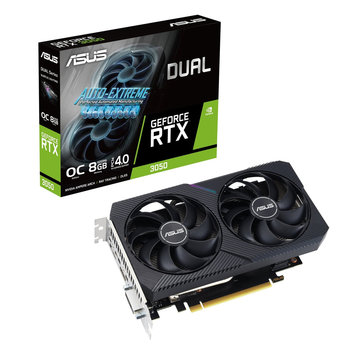 ASUS Dual GeForce RTX 3050 V2 OC Edition 8GB Asus