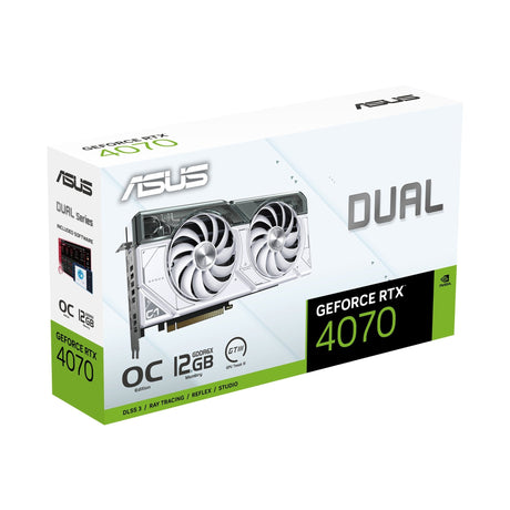 ASUS GeForce RTX 4070 12GB DUAL OC WHITE EDITION Asus