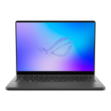 ASUS ROG Zephyrus G14 GU405AP i Eclipse Gray, åben set forfra