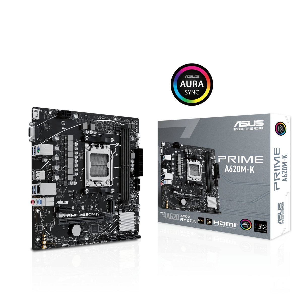 ASUS PRIME A620M-K - Socket AM5 - motherboard Asus