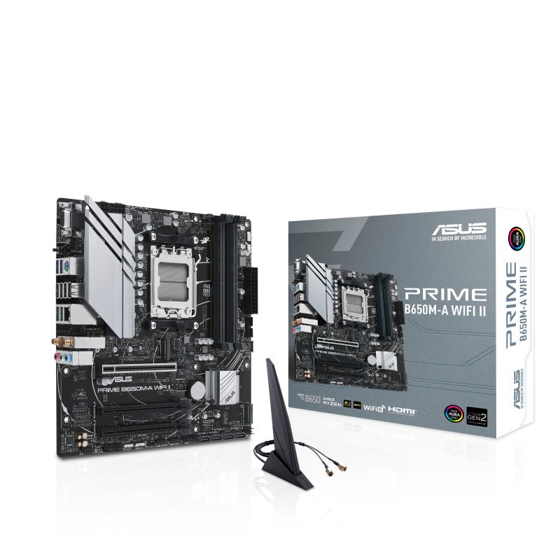 ASUS PRIME B650M-A WIFI II (mATX, B650, AM5) Asus