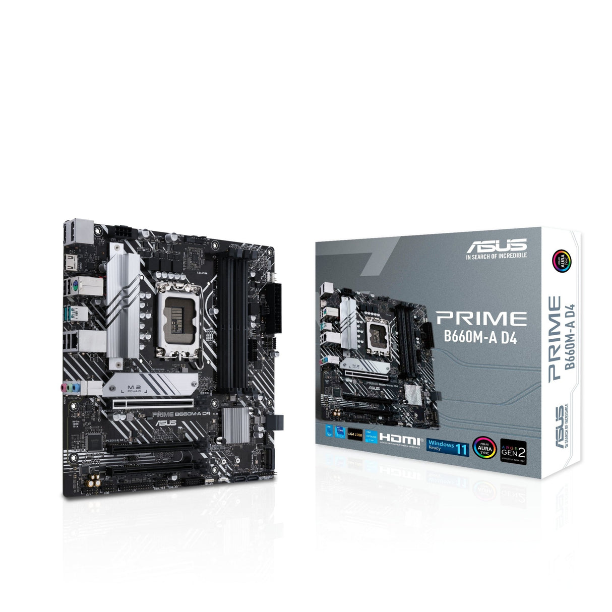 ASUS PRIME B660M-A D4 (mATX, B660, LGA 1700, DDR4) Asus