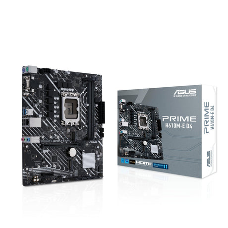 ASUS PRIME H610M-E D4 (mATX, H610, LGA 1700, DDR4) Asus