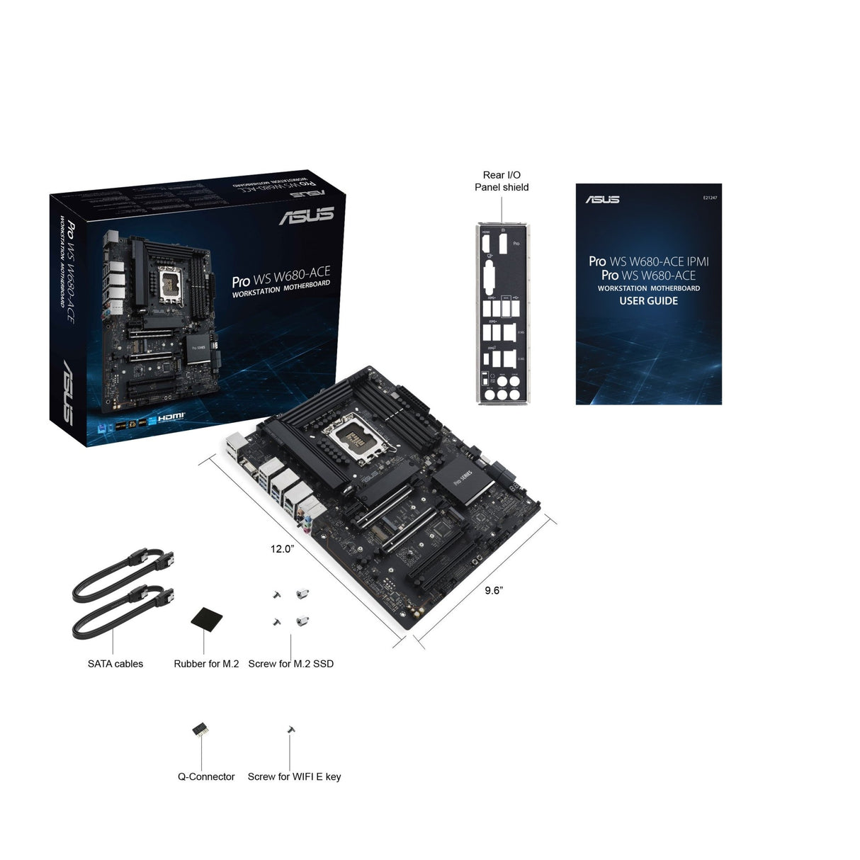 ASUS PRO WS W680-ACE (ATX, W680, LGA 1700, DDR5) Asus