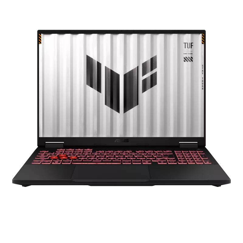 ASUS TUF Gaming A16 FA608PM åben set forfra