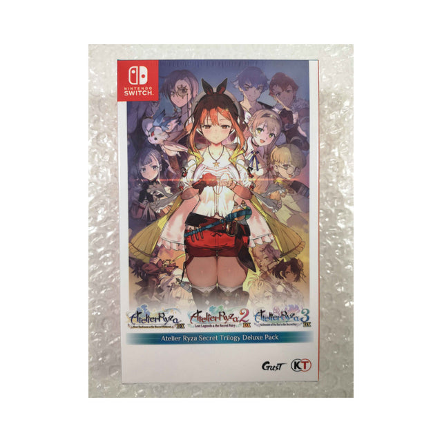 Atelier Ryza Secret Trilogy Deluxe Pack til Nintendo Switch – asiatisk importudgave