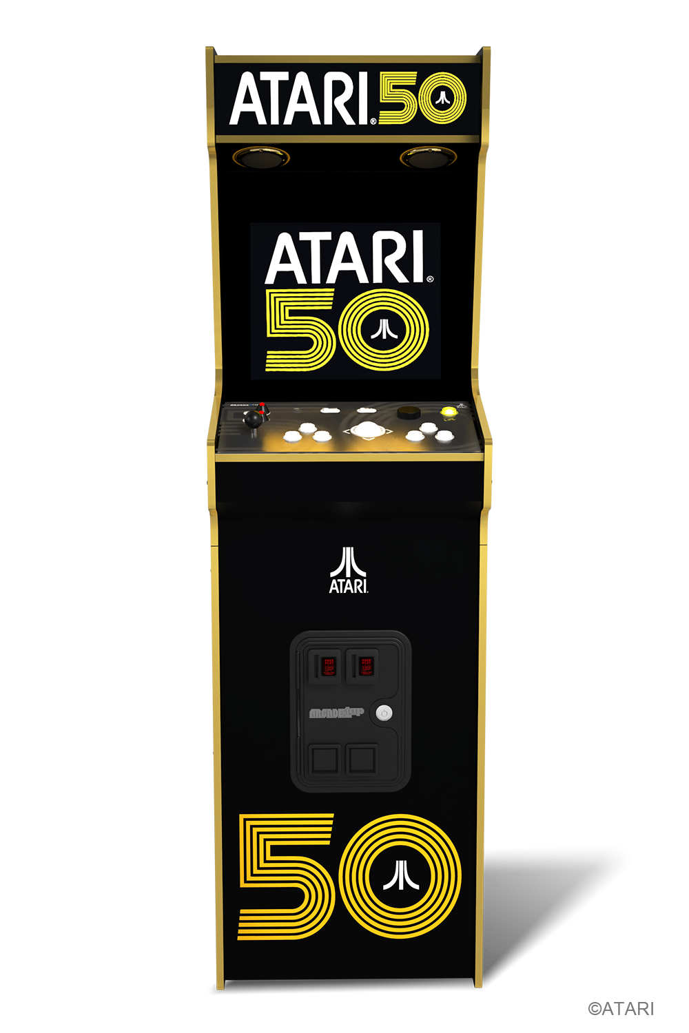ARCADE 1 UP ATARI 50TH ANNIVESARY DELUXE ARCADE MACHINE - 50 GAMES IN 1