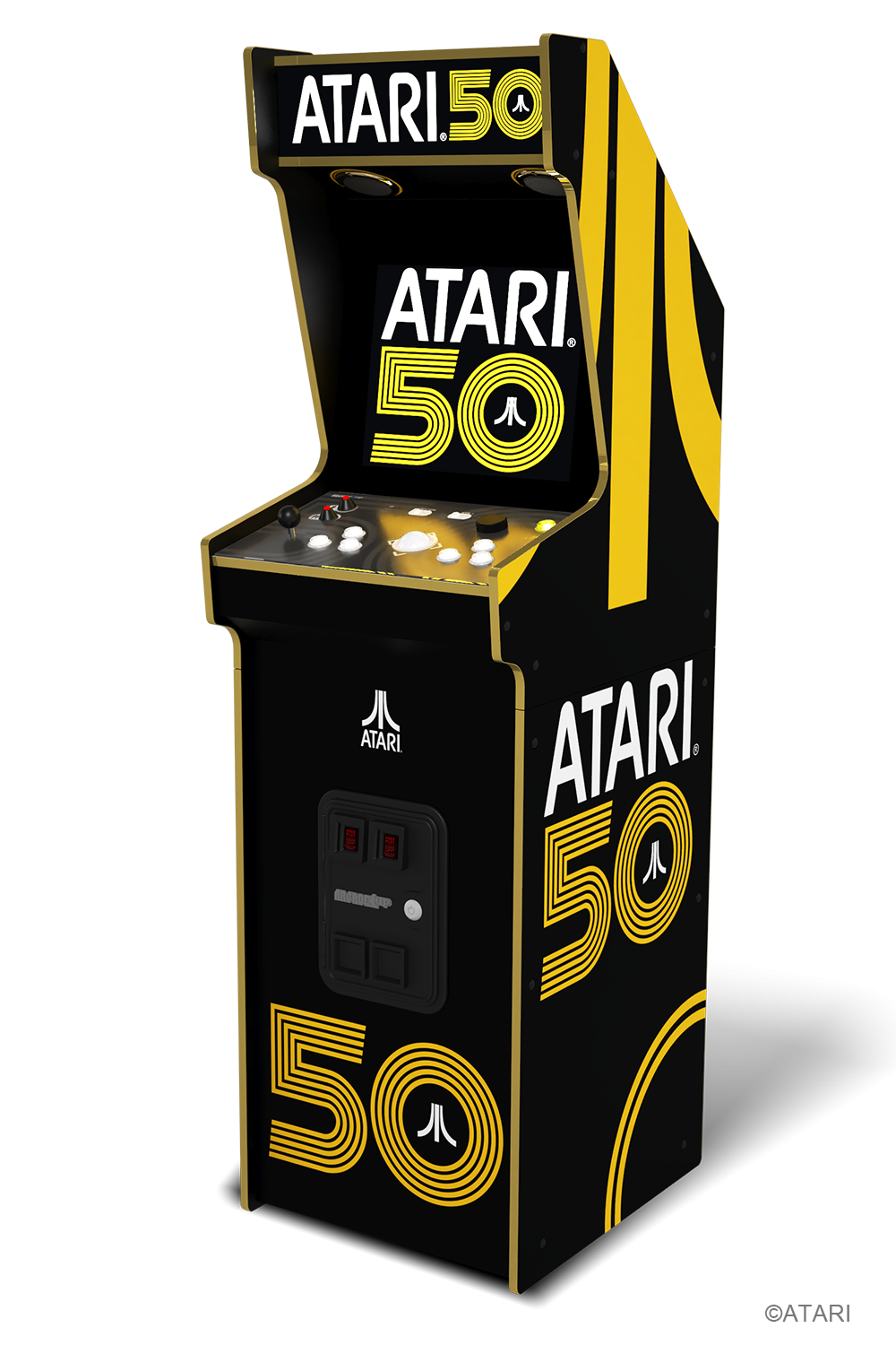 ARCADE 1 UP ATARI 50TH ANNIVESARY DELUXE ARCADE MACHINE - 50 GAMES IN 1