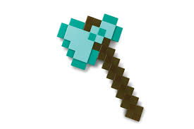 Disguise Minecraft Diamond Axe Legetøjsøkse