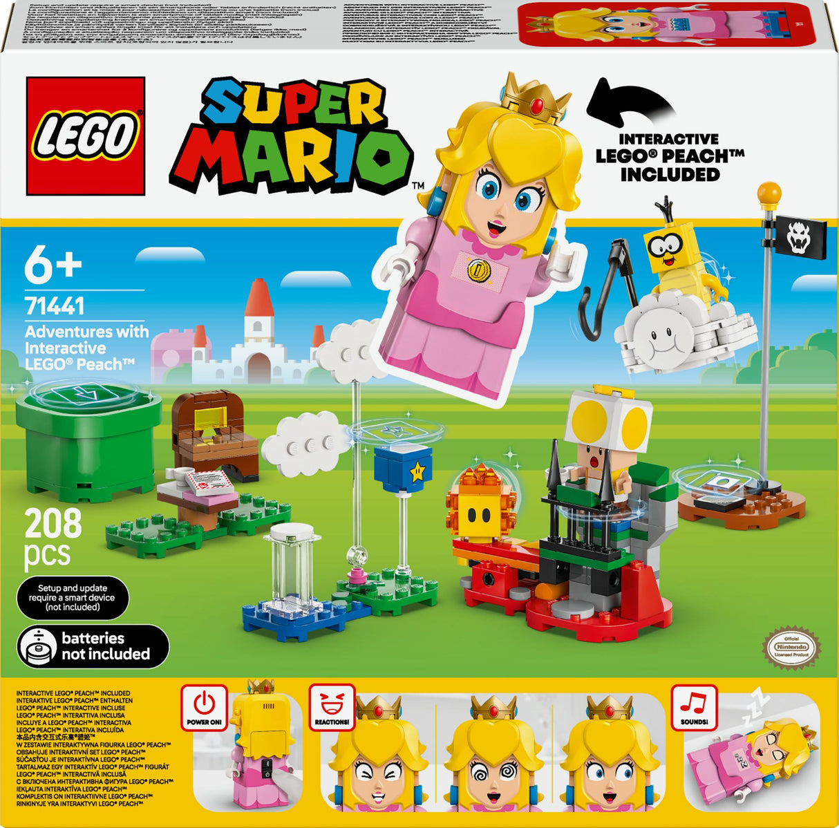 LEGO 71441 Super Mario Adventures with the interactive LEGO Peach LEGO