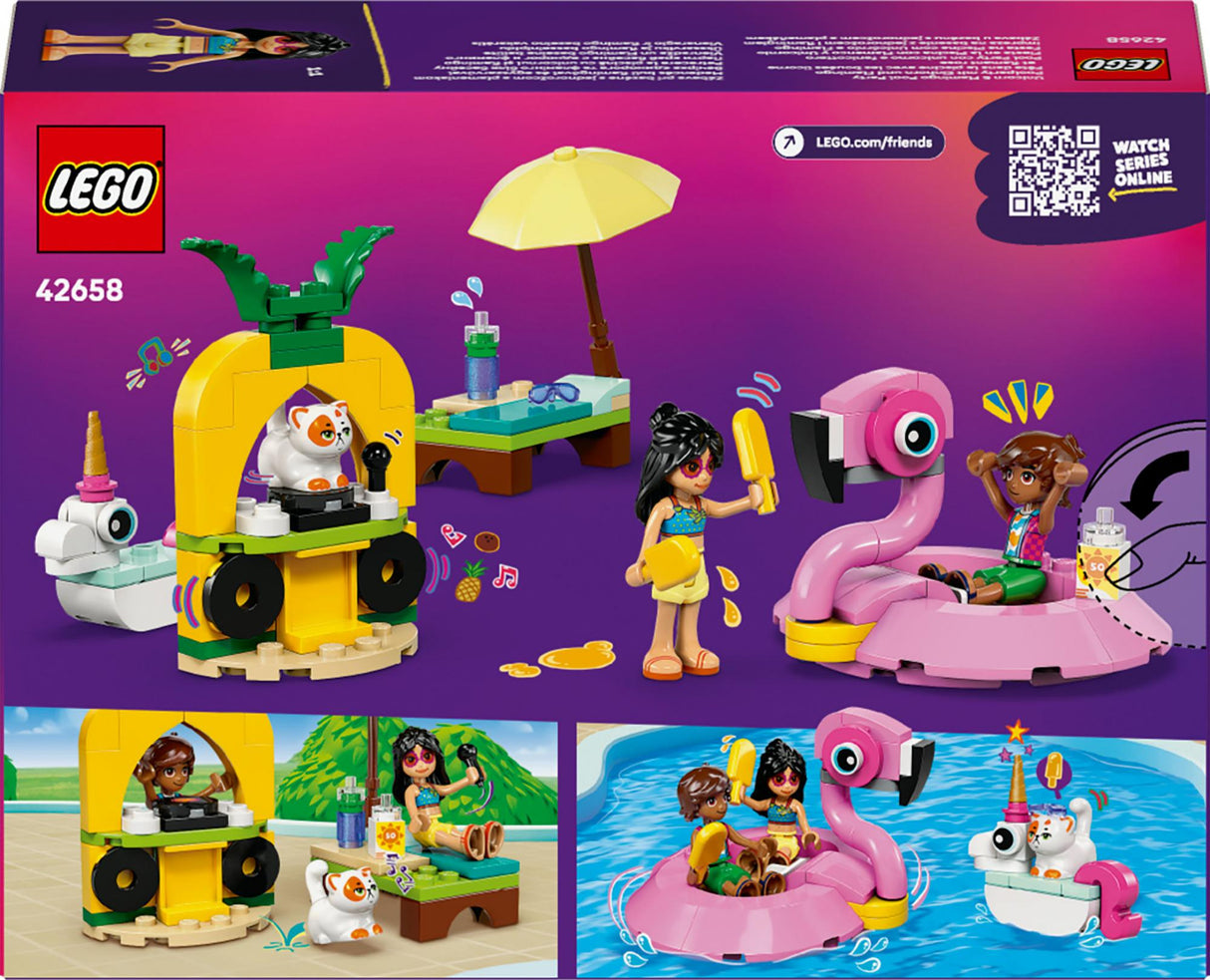 LEGO 42658 Friends Pool Party with Unicorn and Flamingo LEGO