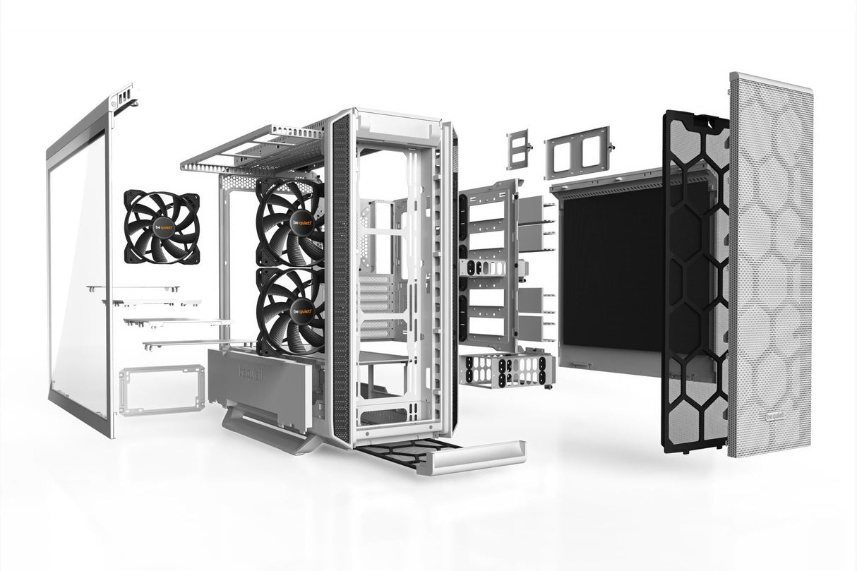 be quiet! Silent Base 802 Window White Midi Tower, Tower casing Be quiet