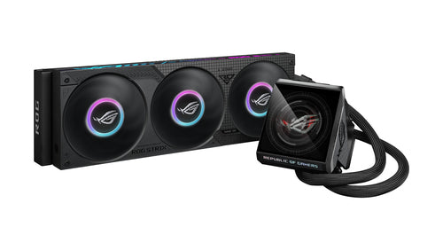 ASUS ROG Strix LC IV 360 ARGB LCD – produkt og tilbehør