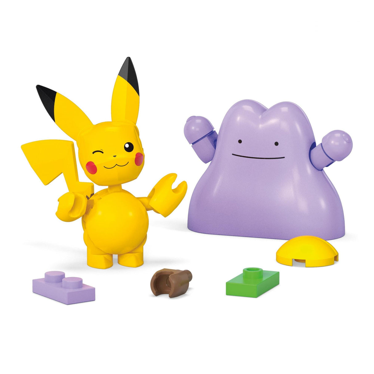 MEGA - Pokémon Poké Ball 2-Pack Building - Pikachu & Ditto (JCT43) Megabloks