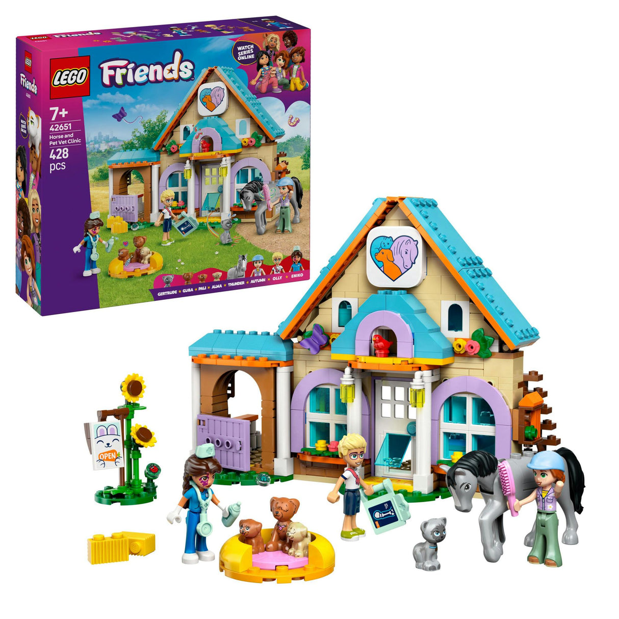 LEGO 42651 Friends Veterinary Clinic for Horses and Pets LEGO
