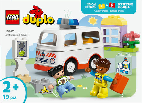LEGO 10447 DUPLO Town ambulance with driver