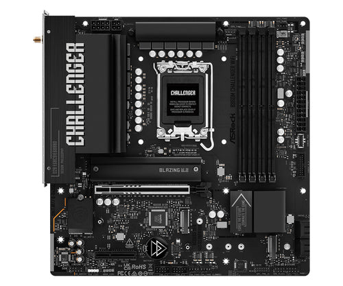 ASRock B860M Challenger WiFi bundkort - LGA1851, DDR5