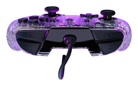 Turtle Beach Afterglow Clear Wired – Switch-controller – Skulderknapper med lilla lys